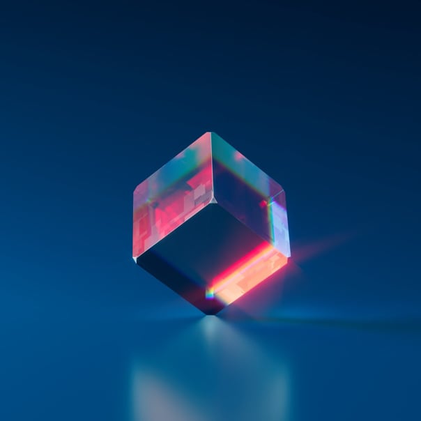 glass cube NFT